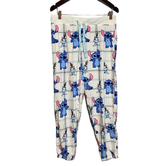 Lilo & Stitch and Scrump Pajama Pants Size Medium Women's Joggers Winter - Picture 1 of 5
